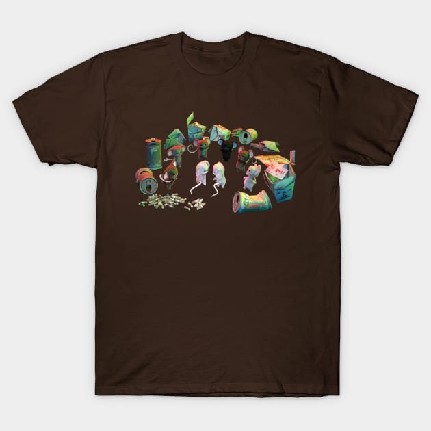 Mouse Fight Club T-Shirt by vonHobo